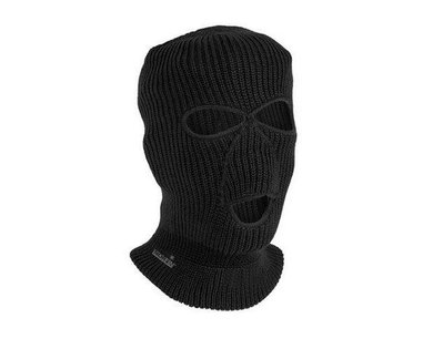 Шапка-маска в'язана Norfin KNITTED BL (чорна / 100% поліест.) р.L 303339-L фото