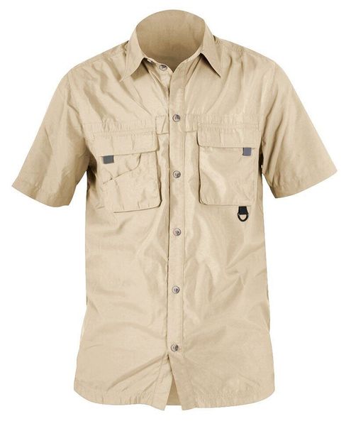 Рубашка с коротким рукавом Norfin Cool бежевая мужская S 652101-S фото